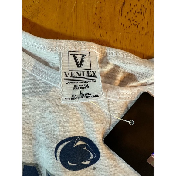 Venley Penn‎ State Nittany Lions Unisex Tank Top Cream Heathered S Sports Logo - Picture 3 of 4